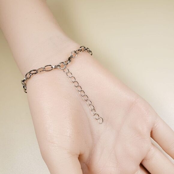 Brand New Sanrio Kuromi Silver Bracelet #1 - Picture 3 of 7